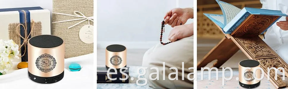 Altavoz de Corán digital con reproductor de MP3 recargable y control remoto